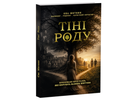 Тіні роду - укр книга Єви Митник..