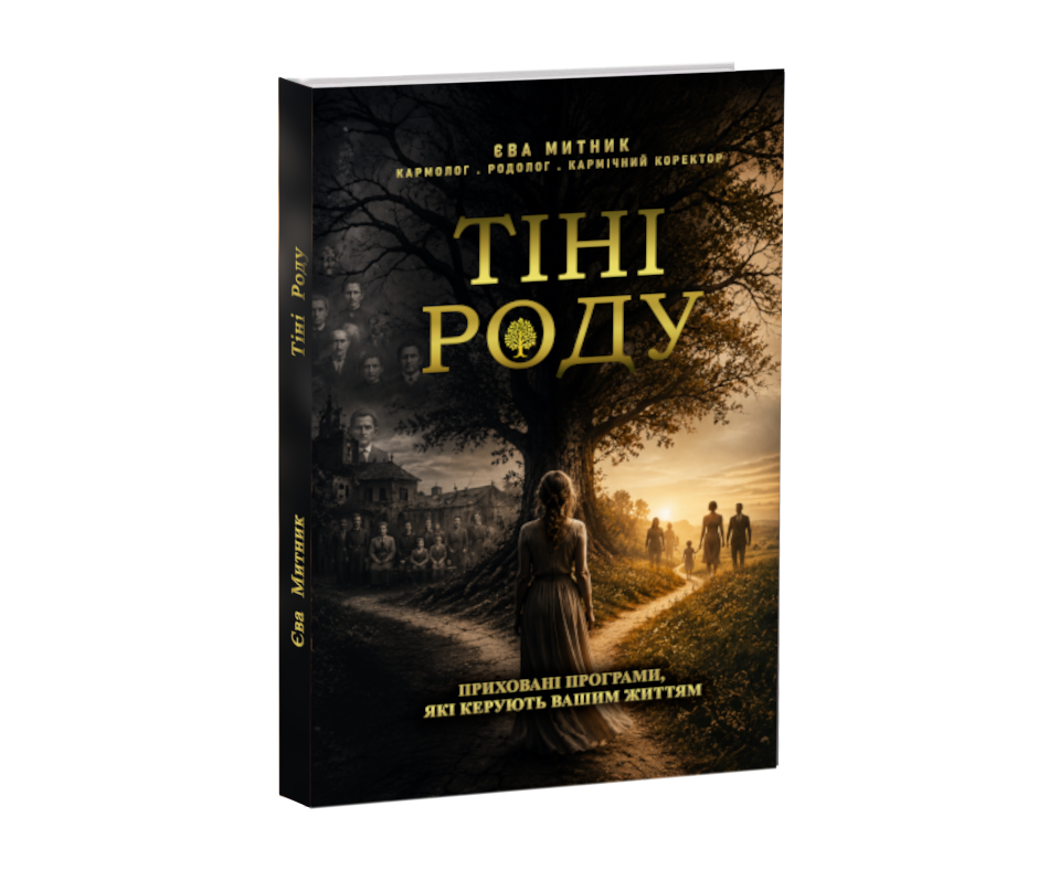 Тіні роду - укр книга Єви Митник..